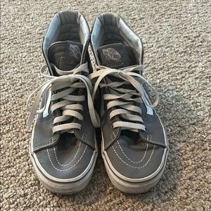 Vans Charcoal High-Top Sneakers